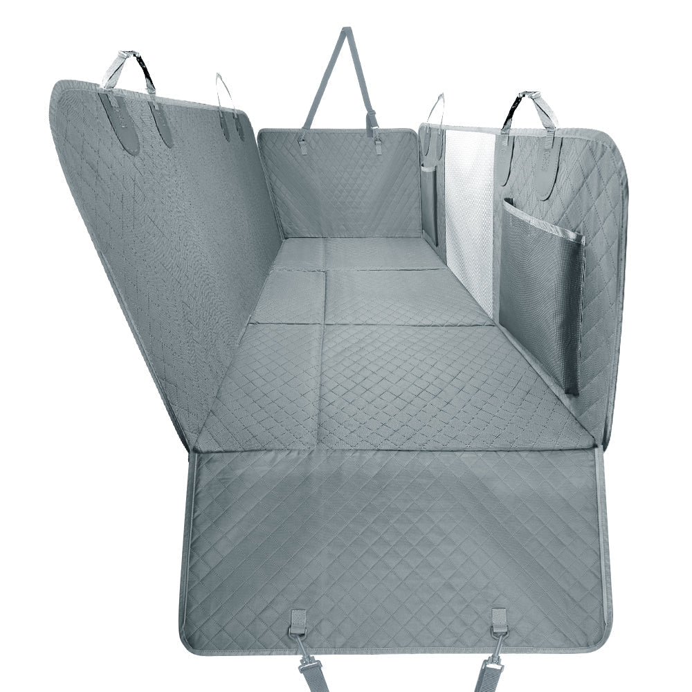 Waterproof Backseat Car Cover with Storage Pockets