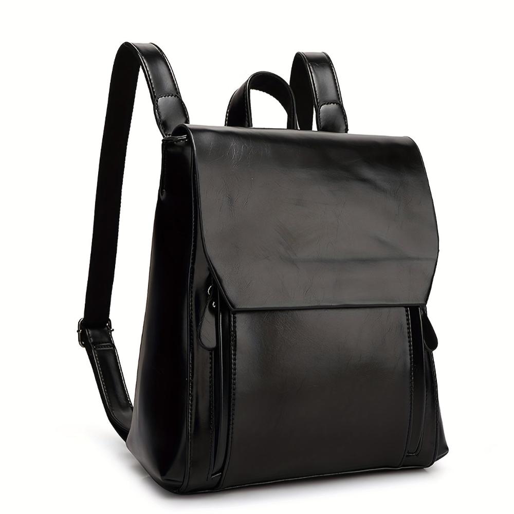 Eco Friendly Faux Leather School Backpack