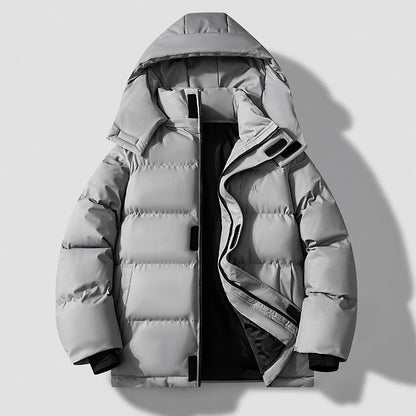 Warm Waterproof Parka Jacket - Lightweight Puffer Coat