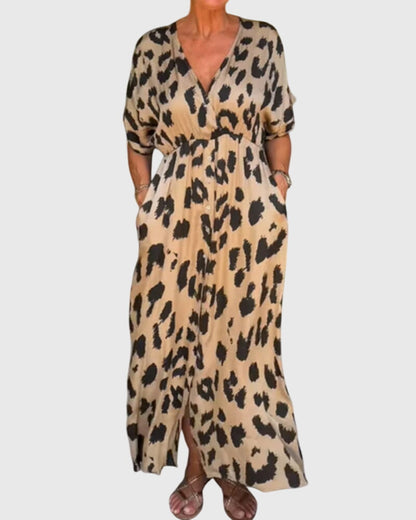 Elegant Classic Women's Dress - Vossary