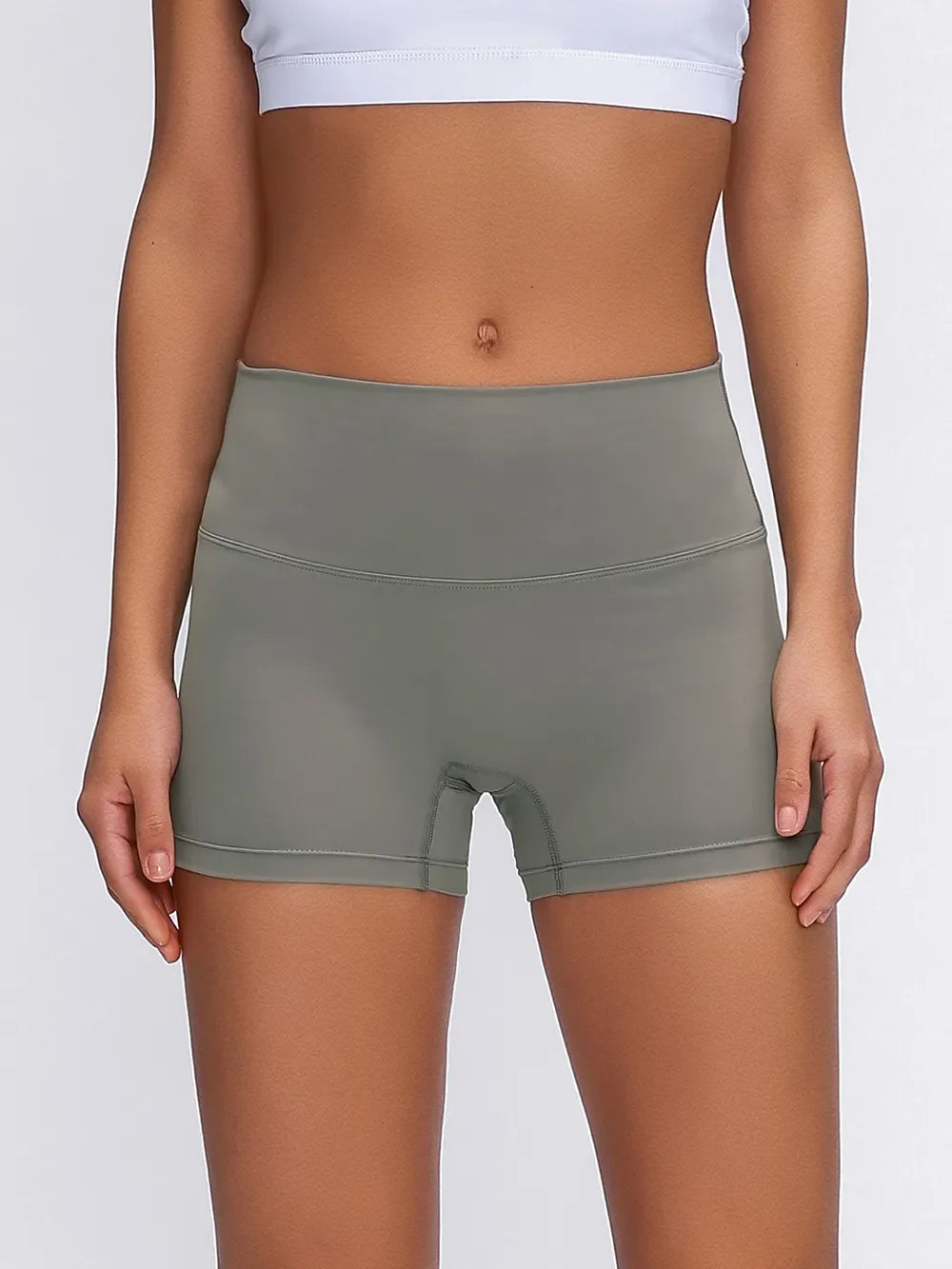 Comfortable High Waisted Athletic Shorts