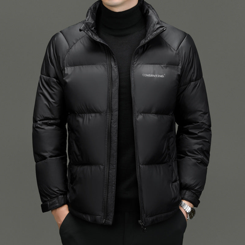 Warm Men's Down Puffer Coat - Waterproof Winter Jacket - Luxicro