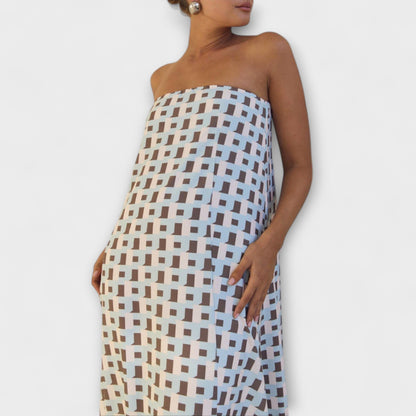 Stylish Cold Shoulder Formal Maxi Dress