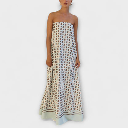 Stylish Cold Shoulder Formal Maxi Dress