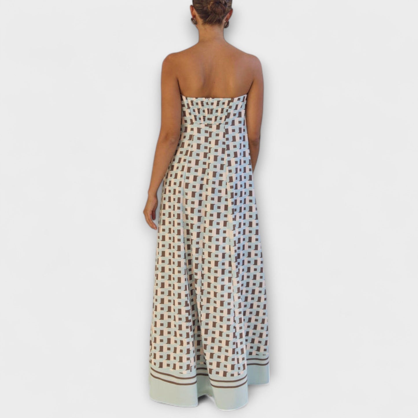 Stylish Cold Shoulder Formal Maxi Dress