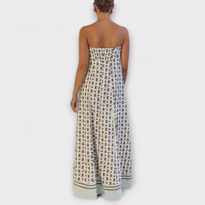 Stylish Cold Shoulder Formal Maxi Dress