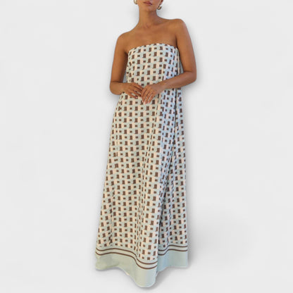 Stylish Cold Shoulder Formal Maxi Dress