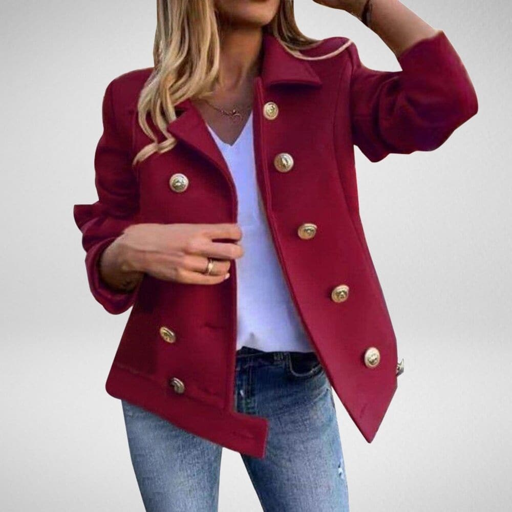 Ladies' Classic Two Button Blazer Jacket - EasyApparels