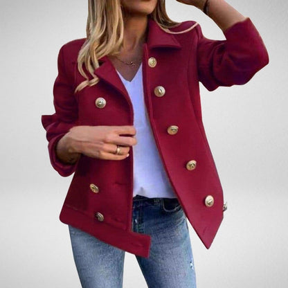 Ladies' Classic Two Button Blazer Jacket - EasyApparels