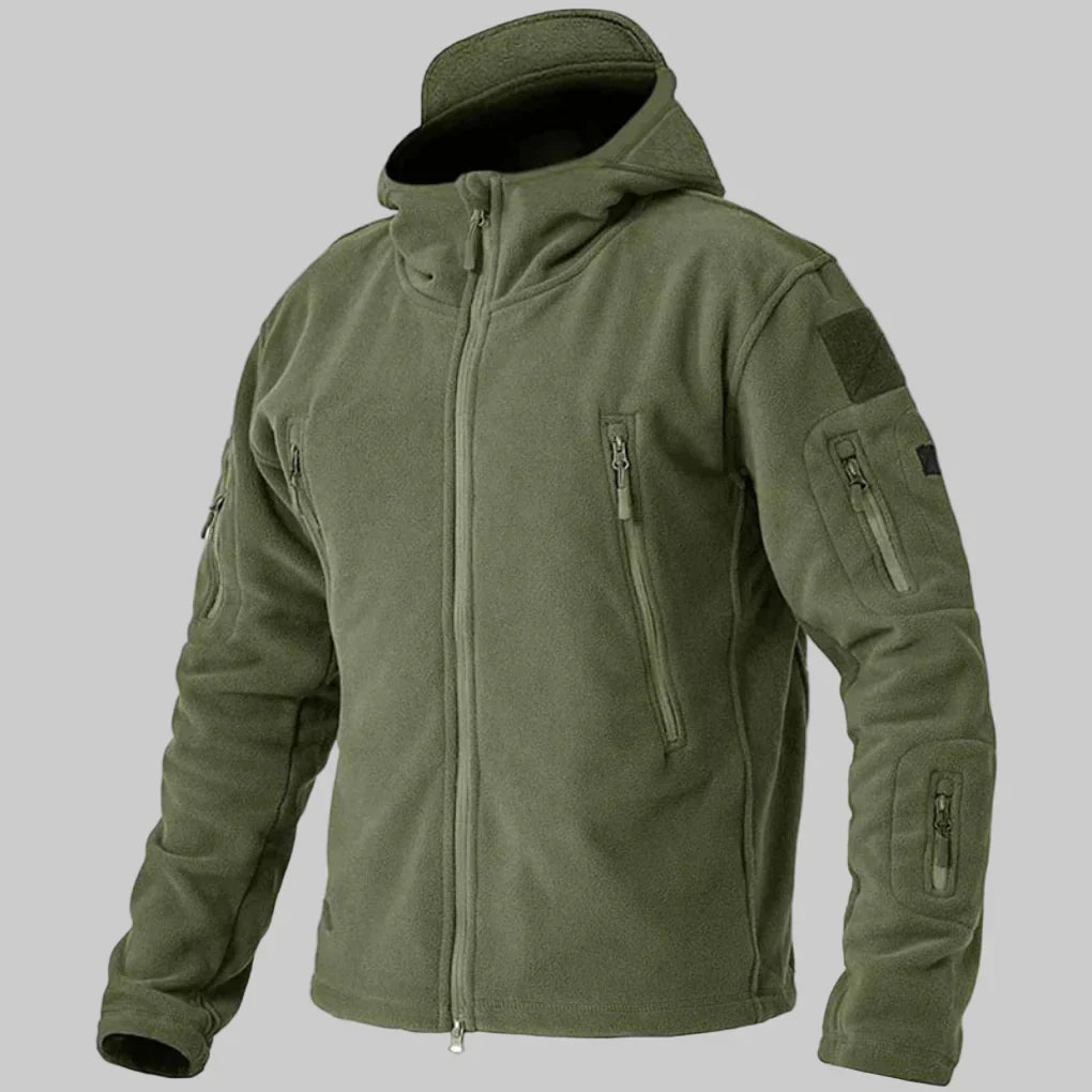 Waterproof Men's Fleece Coat - Durable Daily Jacket