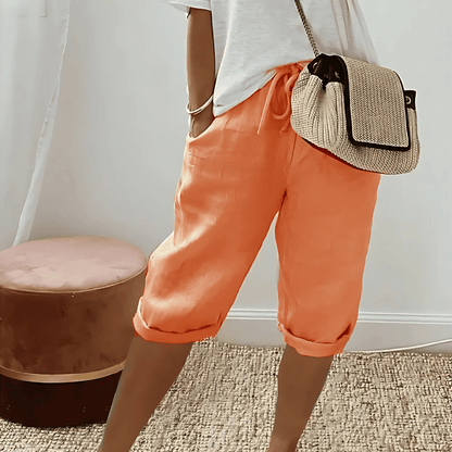 Comfy Women's Breathable Knee Length Shorts - Vossary