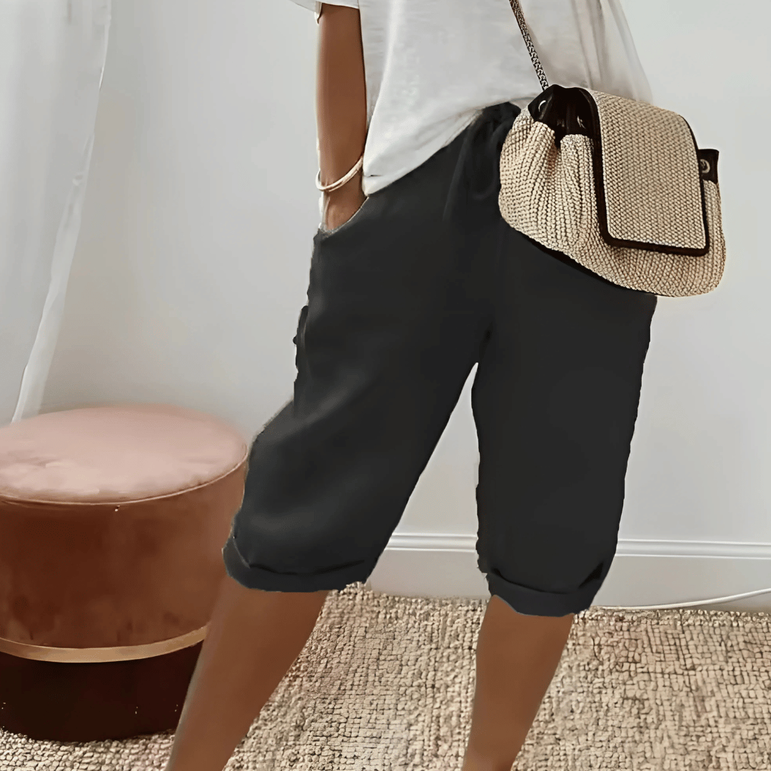 Comfy Women's Breathable Knee Length Shorts