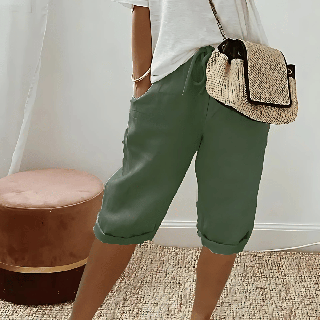Comfy Women's Breathable Knee Length Shorts