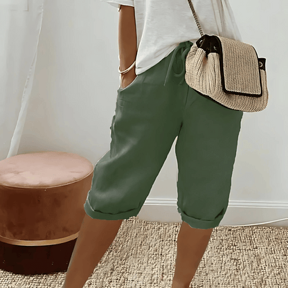 Comfy Women's Breathable Knee Length Shorts