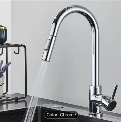 Hands Free Kitchen Faucet with Automatic Sensor