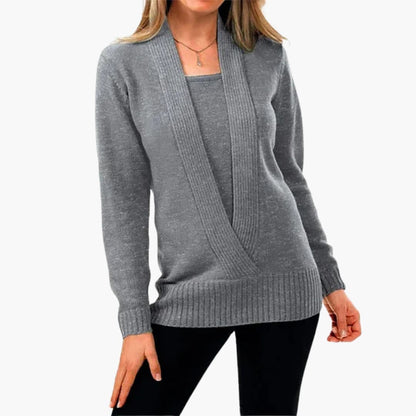 Ladies' Crew Neck Warm Winter Sweater