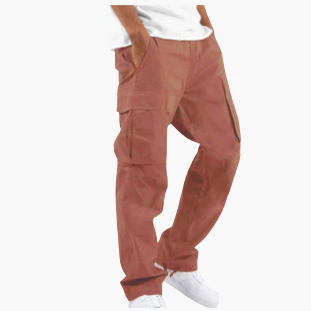Relaxed Fit Cargo Pants with Large Pockets
