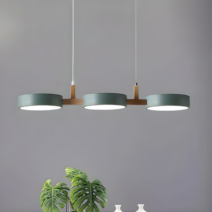 Contemporary Silver Overhead Lamp