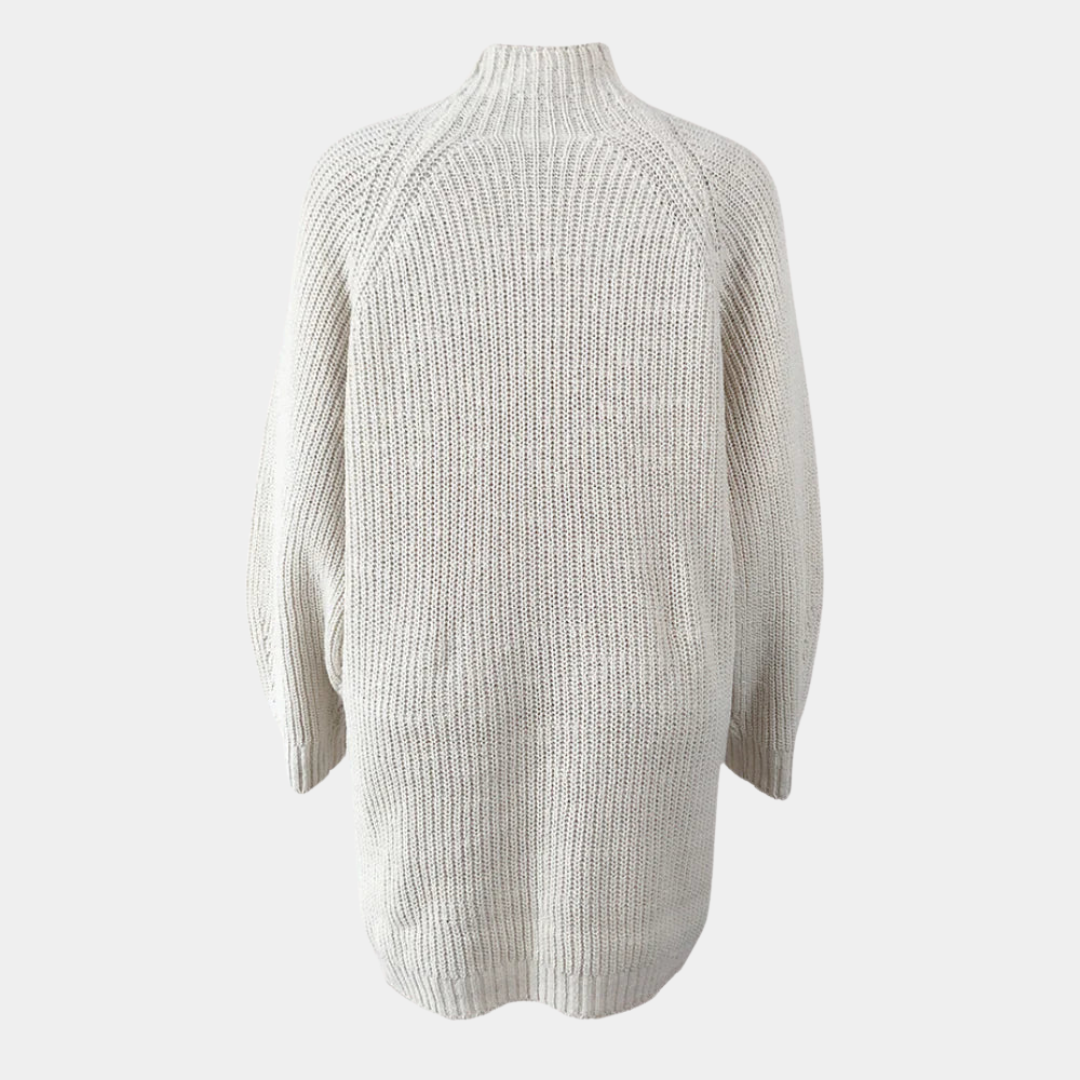 Soft Large Women's Knitted Crew Sweater