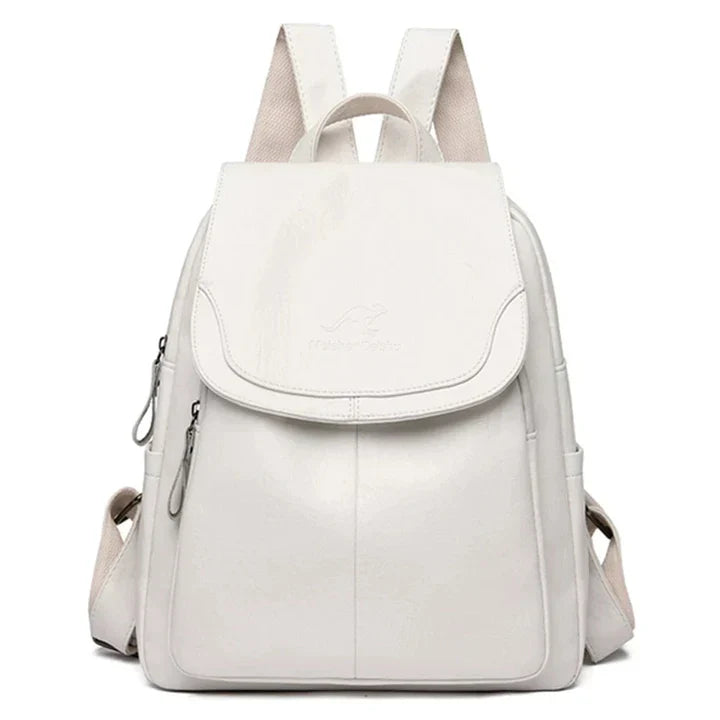 Classic Ladies Leather Rucksack Bag