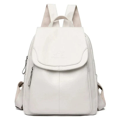 Classic Ladies Leather Rucksack Bag