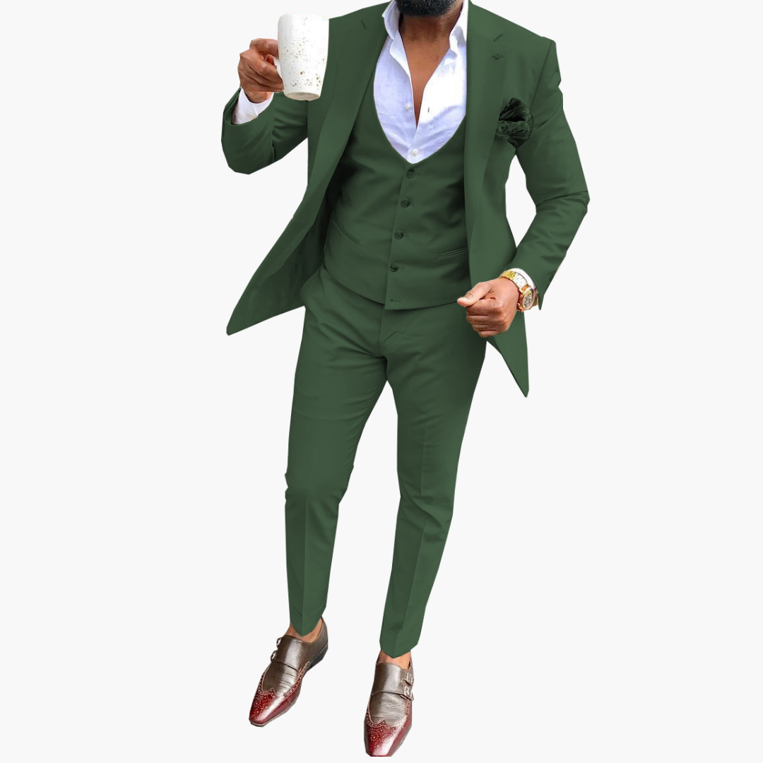 Classic 3 Piece Slim Fit Suit Set