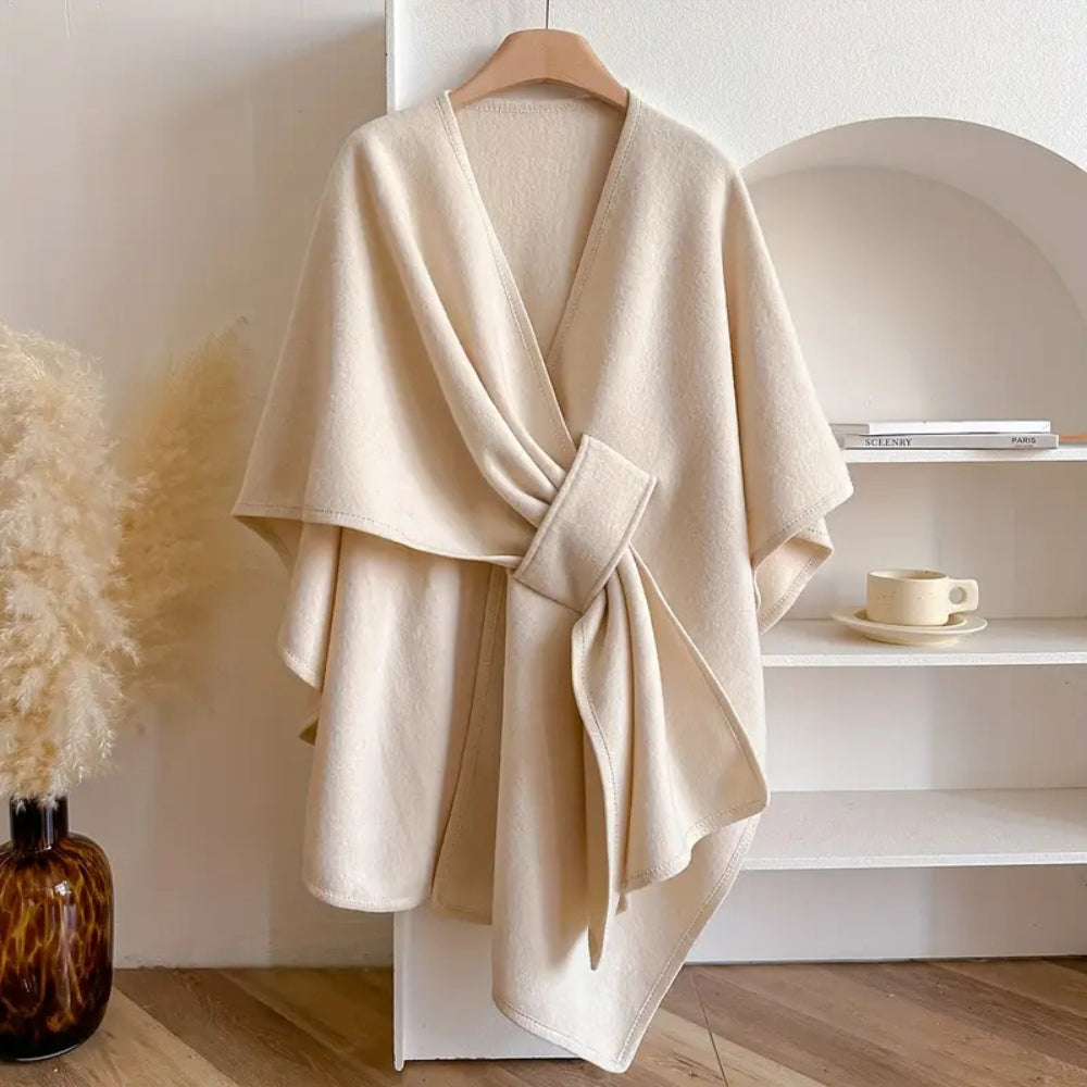 Soft Oversized Women's Wrap Poncho