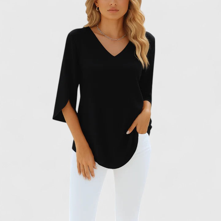 Elegant Women's V-Neck Top
