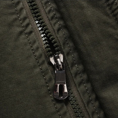 Rugged Men's Tactical Cargo Field Jacket