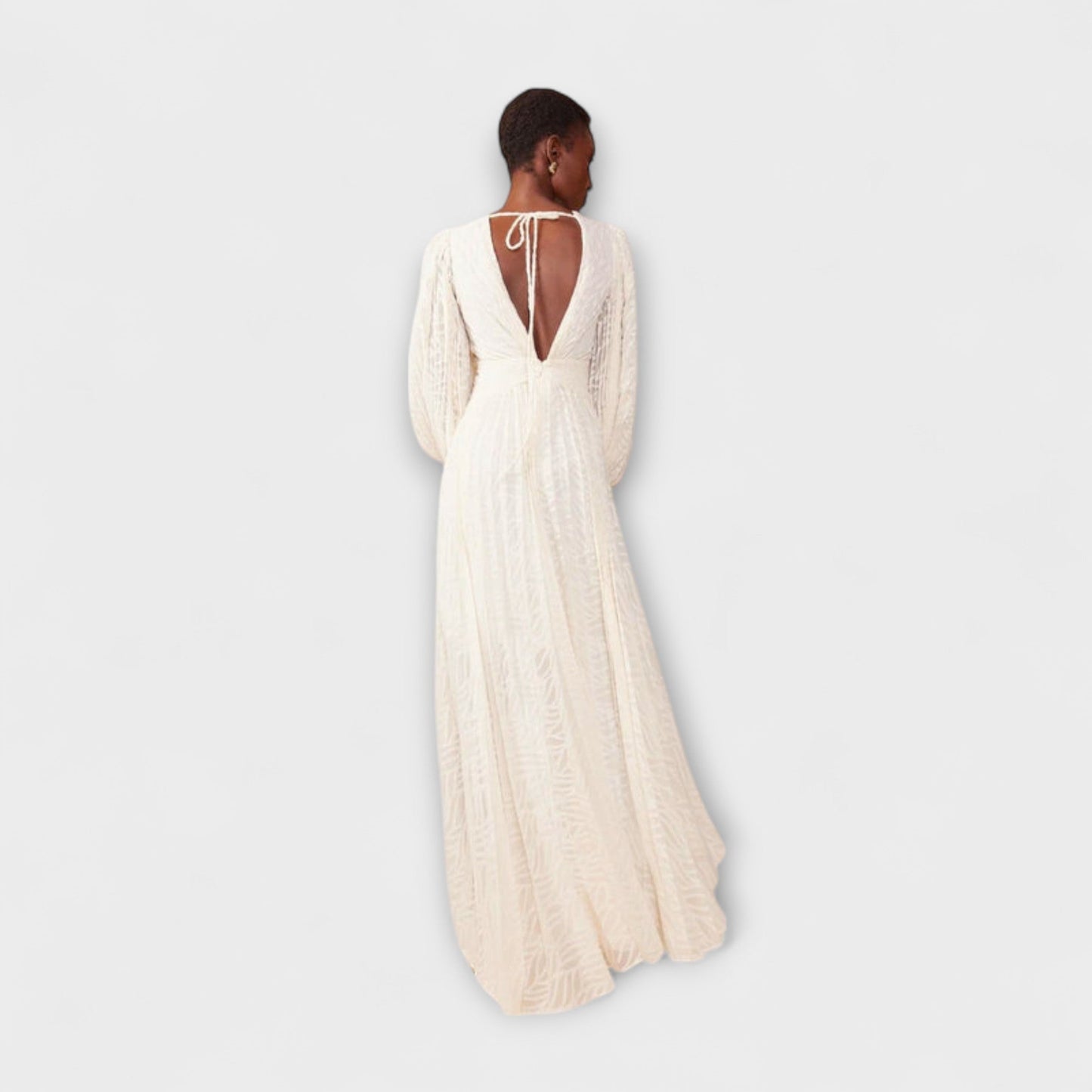 White Flowy Summer Dress for Women