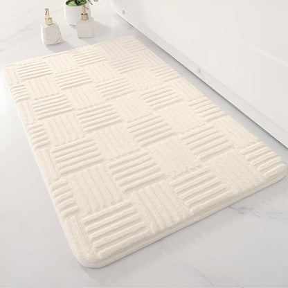 Plush Non-Slip Shag Bathroom Mat