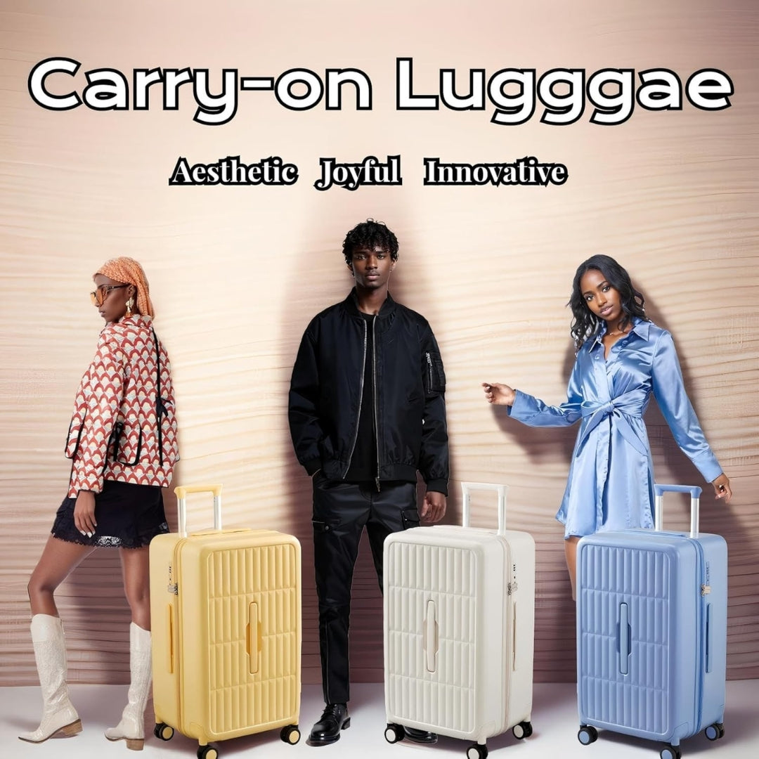 Durable 20 Lightweight Carry-On Suitcase with Hard Shell