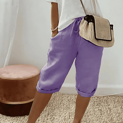 Comfy Women's Breathable Knee Length Shorts