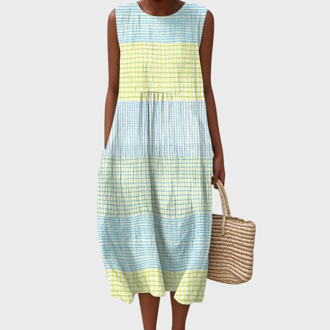 Soft Floral Women's Dress - Vossary