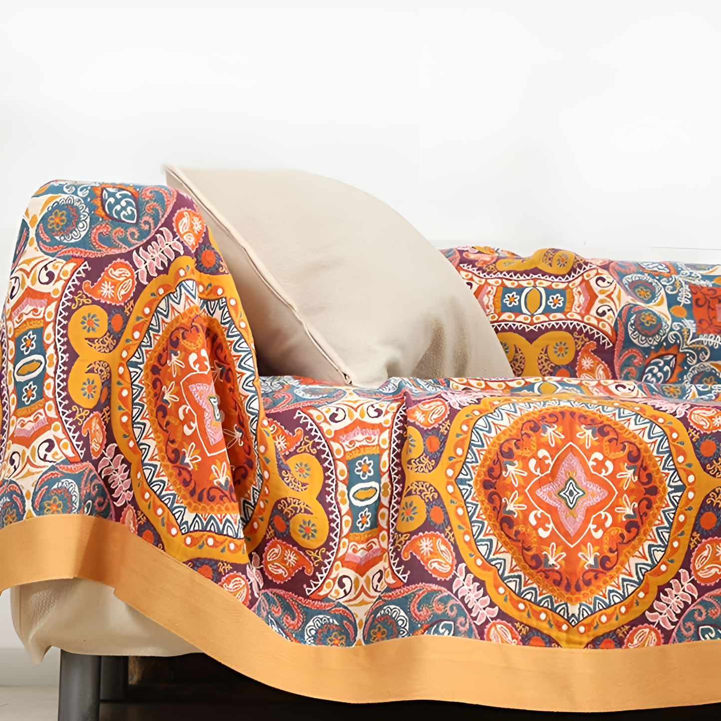 Colorful Double Sided Throw Blanket