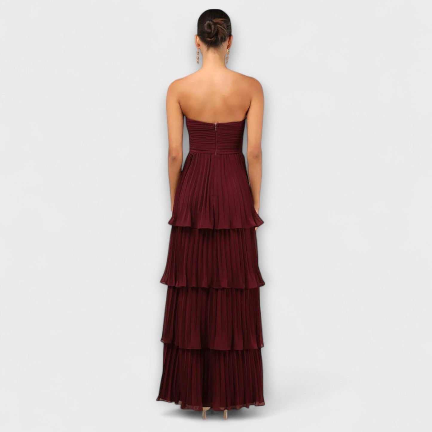 Elegant Off Shoulder Tiered Maxi Dress for Women