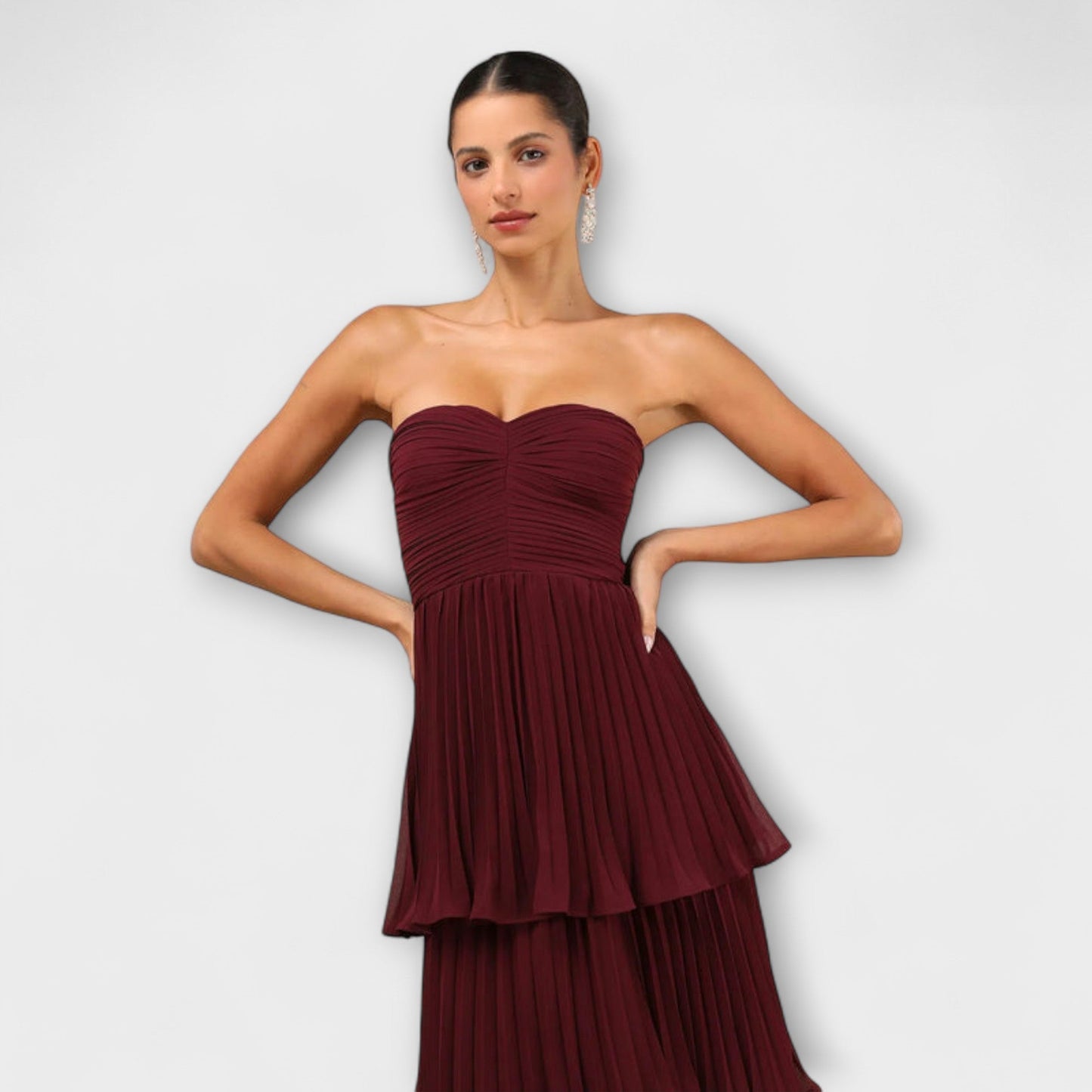 Elegant Off Shoulder Tiered Maxi Dress for Women