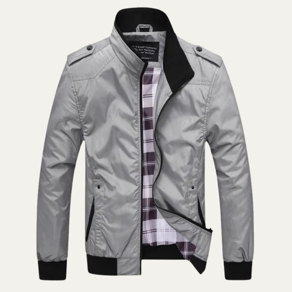 Slim Fit Men's Breathable Bomber Jacket