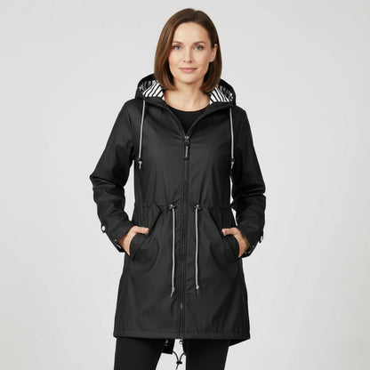 Waterproof Women's Hooded Rain Coat - EasyApparels