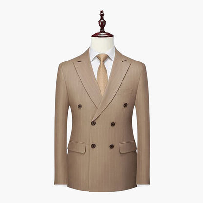 Classic Two Button Slim Fit Pinstripe Suit
