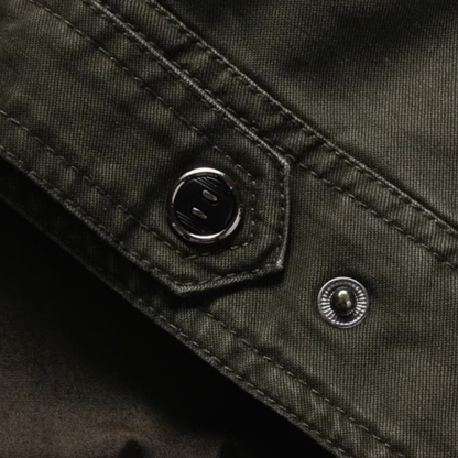 Rugged Men's Tactical Cargo Field Jacket