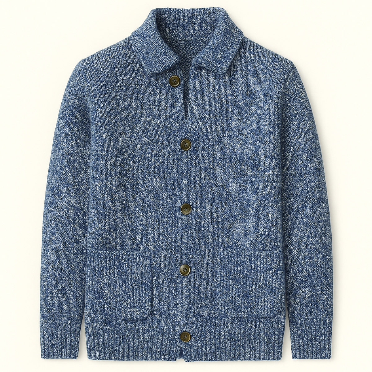 Cozy Men's Knit Button Cardigan Sweater - Vossary