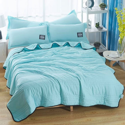 Breathable Summer Blanket with Soft Quilting