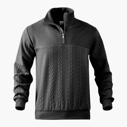 Classic Crew Neck Warm Sweater for Men