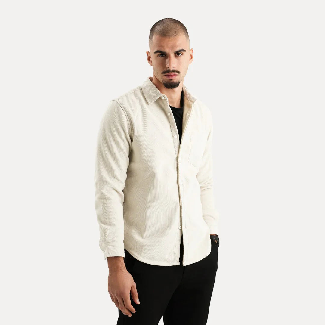 Rugged Textured Cotton Shirt