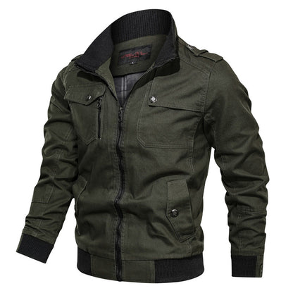 Slim Fit Mens Zip Jacket with Pockets - EasyApparels