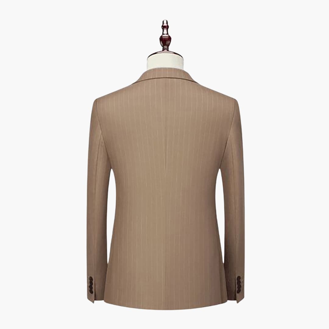 Classic Two Button Slim Fit Pinstripe Suit