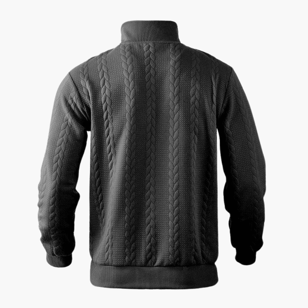 Classic Crew Neck Warm Sweater for Men