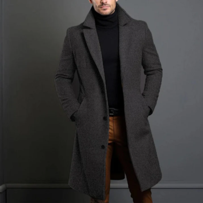 Warm Classic Men's Wool Winter Coat