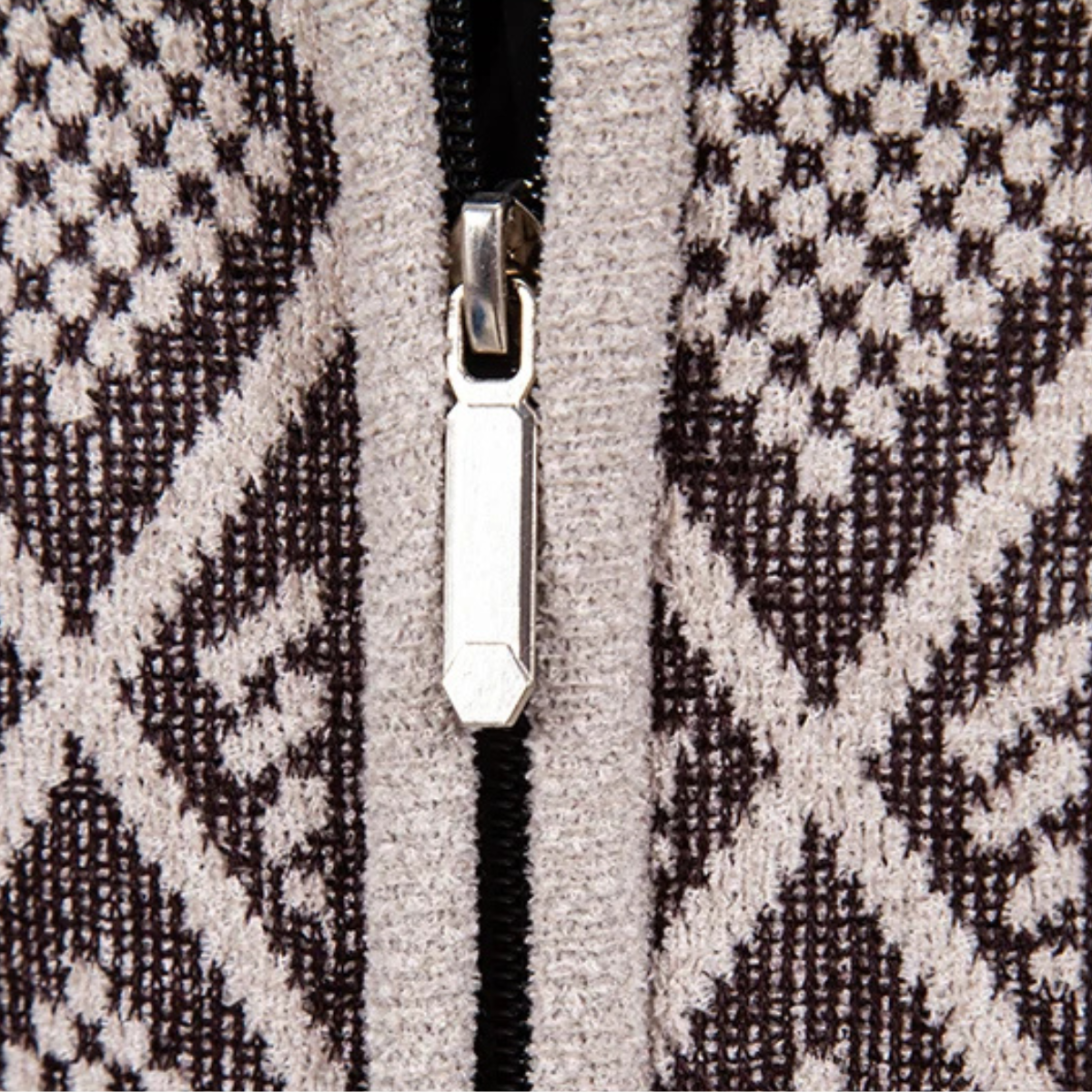 Stylish Men's Diamond Knit Blazer Jacket